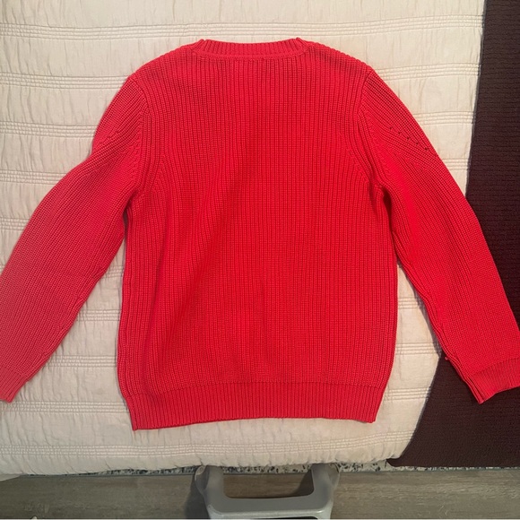 Appleseed's Women’s Red Crewneck Sweater - Picture 4 of 5
